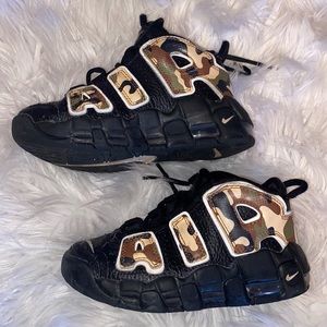 Little Boys Nike Camo Uptempo